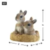 Whimsical Peek-A-Boo Garden Bunnies Decor - Perfect for Spring and Easter Decorations