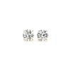 1 1/2 cttw Certified IGI Lab Grown Round Diamond Stud Earrings 14k Yellow Gold (G/VS2)