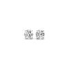 1 cttw Certified IGI Lab Grown Round Diamond Stud Earrings 14k White Gold (G/VS2)