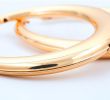 Wholesale Trendy Big Hoop Earrings 18K Real Gold Plated 2.5inch Elegant Larger Size Women Big Earrings Fashion Costume Jewelry
