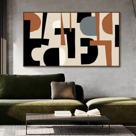 Hand Oil Pianting Large Abstract White Painting on Canvas Gold Leaf Artwork Neutral Wall Art Modern Textured Painting Contemporary Wall Art Hand Paint (style: 4, size: 60X90cm)