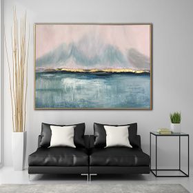 Hand Oil Pianting Large Abstract White Painting on Canvas Gold Leaf Artwork Neutral Wall Art Modern Textured Painting Contemporary Wall Art Hand Paint (style: 2, size: 100X150cm)