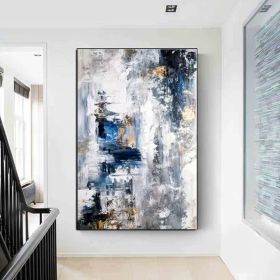 Tornadoes Neutral Color Modern Artwork Large Abstract Oil Painting On Canvas Office Living Room Contemporary Textured White Wall Art No Frame (2: PAINTING WITH SILVER FRAME, 1: 60x90cm)