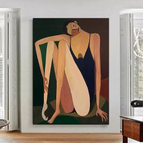 Handmade Oil Painting Nice Day Sky Sea Meadow Flowers Painting on Canvas Handmade Wall Art Original Oil Artwork for Home Living Room Bedroom  Office D (style: 8, size: 50X70cm)