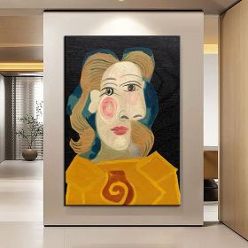 Handmade Oil Painting Nice Day Sky Sea Meadow Flowers Painting on Canvas Handmade Wall Art Original Oil Artwork for Home Living Room Bedroom  Office D (style: 3, size: 100X150cm)