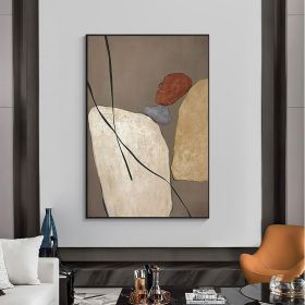 Original Oil Painting Abstract Brown Oil Painting on Canvas Abstract Modern Hand Painting Wall Art Painted On Canvas Painting original For Home Decor (style: 1, size: 60X90cm)