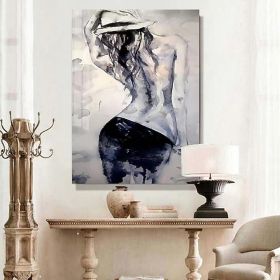 Handmade Hand Painted Oil Painting Wall Modern Abstract Painting Canvas Nude Lady Painting Home Entryway Living Room Bedroom Luxurious Decoration Pain (style: 3, size: 90X120cm)