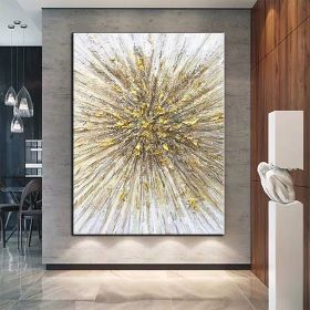 Hand Painted Oil Paintings Modern Landscape Gold Abstract Line Wall Art Picture For Living Room Home Decor Living Room Hallway Luxurious Decorative Pa (style: 1, size: 100X150cm)