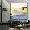 Hand Painted Oil Paintings Gold leaf Modern Abstract Oil Paintings On Canvas Wall Art Decorative Picture Living Room Hallway Bedroom Luxurious Decorat