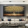Hand Painted Oil Paintings Abstract Tree Flower Oil Paintings On Canvas Wall Art Decoration Modern Pictures  Living Room Hallway Luxurious Decorative