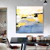 Hand Painted Oil Paintings Gold leaf Modern Abstract Oil Paintings On Canvas Wall Art Decorative Picture Living Room Hallway Bedroom Luxurious Decorat