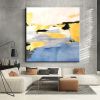 Hand Painted Oil Paintings Gold leaf Modern Abstract Oil Paintings On Canvas Wall Art Decorative Picture Living Room Hallway Bedroom Luxurious Decorat