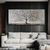 Handmade Oil Painting Canvas Wall Art Decoration Abstract Blooming Texture Tree Painting Abstract Plant Painting Home Living Room Bedroom Luxurious De