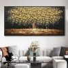 Hand Painted Oil Paintings Abstract Tree Flower Oil Paintings On Canvas Wall Art Decoration Modern Pictures  Living Room Hallway Luxurious Decorative