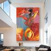 Handmade Hand Painted Oil Painting Wall Modern Abstract Painting Canvas Nude Lady Painting Home Entryway Living Room Bedroom Luxurious Decoration Pain
